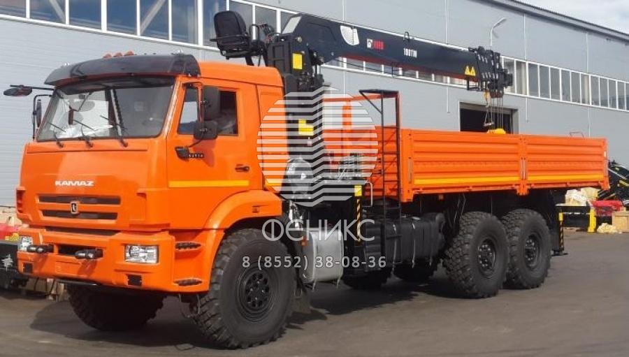 Бортовой КамАЗ 43118 с КМУ HIAB 190TM